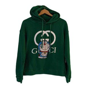 Gucci Doraemon Hoodie // Ladies // Size: Large // Colour: Green